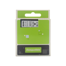 Feliratozógép szalag kompatibilis Dymo D1 S0720530/45013 12mmx7m ECO fekete/fehér