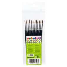 Ecset 4-es festett nyéllel 12 db/csomag, Nebulo