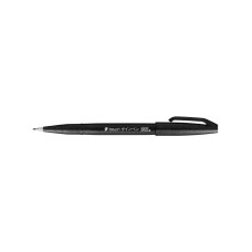 Ecsettoll, kalligrafikus hajlékony hegyű, Pentel SES15C-A fekete Ecsettoll, kalligrafikus hajlékony hegyű, Pentel SES15C-A fekete