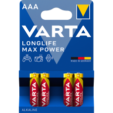 Elem AAA mikro LR03 Longlife Max Power 4 db/csomag, Varta