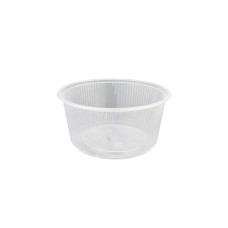 Elviteles doboz alj, kerek, Hagner/Imbisz 300 ml 50 db/csomag, natúr