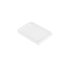 Elviteles doboz tető szögletes 500-1000 ml dobozhoz PP 50 db/csomag fehér