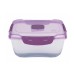 Ételtároló doboz 1,4 literes csatos és szelepes mikrós-fagyasztós_lányos színek
