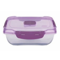 Ételtároló doboz 1 literes csatos és szelepes mikrós-fagyasztós_lányos színek
