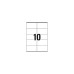 Etikett címke, 105x57mm, 100 lap, 10 címke/lap Etikett címke, 105x57mm, 100 lap, 10 címke/lap
