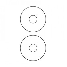 Etikett címke, CD-hez 117mm100 lap, 2 címke/lap