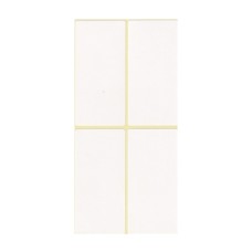 Etikett címke, 40x80mm, 15 lap, 4 címke/lap