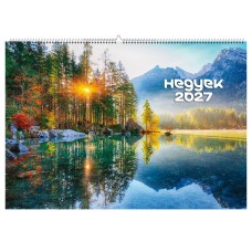Falinaptár képes 460x320mm, Hegyek Realsystem 2027. Falinaptár képes 460x320mm, Hegyek Realsystem 2027.