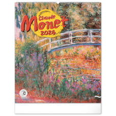 Falinaptár képes  480×560mm Claude Monet  Realsystem 2026.