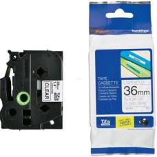 Feliratozógép szalag Brother TZE161 36mmx8m ORIGINAL fekete/átlátszó
