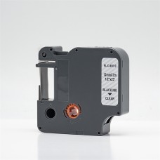 Feliratozógép szalag kompatibilis Dymo D1 S0720500/45010 12mmx7m ECO fekete/víztiszta