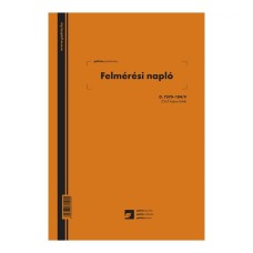 Felmérési napló A4, 20x5lap Felmérési napló A4, 20x5lap
