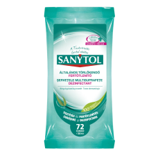 Felületfertőtlenítő kendő 72 lap/csomag Sanytol