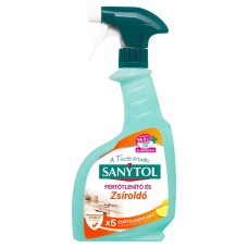 Fertőtlenítő hatású konyhai zsíroldó szórófejes 500 ml Sanytol
