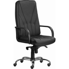 Forgószék, vezetői 5500 XXL nagyterhelésű, bőr, fekete Forgószék, vezetői 5500 XXL nagyterhelésű, bőr, fekete