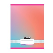 Füzet, A4, kockás, 87-32, Monochrome és Gradient minták I., 12 db/csomag Nebulo