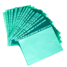 Genotherm lefűzhető A4, 50 micron, 25 db/csomag, zöld