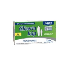 Glicerin kúp felnőtteknek 12db JutaVit Glicerin kúp felnőtteknek 12db JutaVit