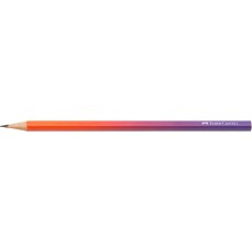 Grafitceruza B, háromszögletű színátmenetes Faber-Castell piros-lila test Grafitceruza B, háromszögletű színátmenetes Faber-Castell piros-lila test
