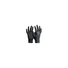 Gumikesztyű nitril púdermentes S 100 db/doboz GMT Super Gloves fekete