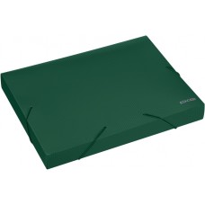 Gumis mappa A4, PP rombuszmintás gerincvastagított 40mm, Economix zöld Gumis mappa A4, PP rombuszmintás gerincvastagított 40mm, Economix zöld
