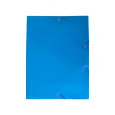 Gumis mappa A4, műanyag Bluering® kék