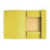 Gumis mappa karton  prespán A/4 Exacompta citromsárga