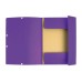 Gumis mappa karton  prespán A/4 Exacompta lila