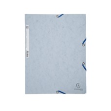 Gumis mappa karton  prespán A/4 Exacompta világosszürke
