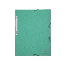 Gumis mappa karton  prespán A/4 Exacompta zöld