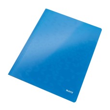 Gyorsfűző A4, laminált karton Leitz Wow, kék Gyorsfűző A4, laminált karton Leitz Wow, kék