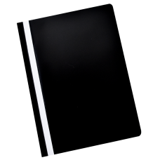 Gyorsfűző műanyag A4, PP Fornax fekete