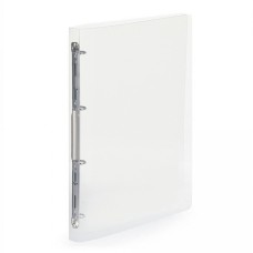 Gyűrűskönyv A4, 4 gyűrűs 2cm gerinc áttetsző PP, Karton P+P Lines transzparens