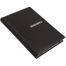 Határidőnapló Carbon A/5, napi fehér lapokkal kék Realsystem 2026.