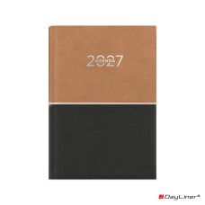 Határidőnapló Contrast A5 napi, fehér lapokkal barna-fekete Dayliner 2027. Határidőnapló Contrast A5 napi, fehér lapokkal barna-fekete Dayliner 2027.