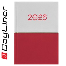 Határidőnapló Contrast B6 heti, fehér lapokkal fehér-piros Dayliner 2027. Határidőnapló Contrast B6 heti, fehér lapokkal fehér-piros Dayliner 2027.