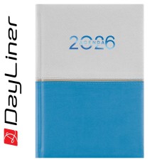Határidőnapló Contrast B6 heti, fehér lapokkal fehér-világoskék Dayliner 2027. Határidőnapló Contrast B6 heti, fehér lapokkal fehér-világoskék Dayliner 2027.
