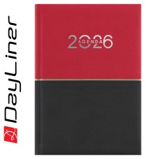 Határidőnapló Contrast B6 heti, fehér lapokkal piros-fekete Dayliner 2027. Határidőnapló Contrast B6 heti, fehér lapokkal piros-fekete Dayliner 2027.