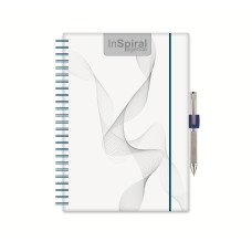 Határidőnapló InSpiral A5 heti, fehér lapokkal GT fehér-kék Dayliner 2027. Határidőnapló InSpiral A5 heti, fehér lapokkal GT fehér-kék Dayliner 2027.