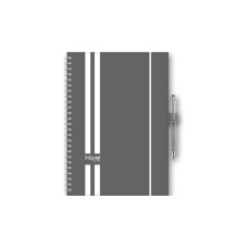 Határidőnapló InSpiral A5 heti, fehér lapokkal GT szürke-fehér Dayliner 2026.