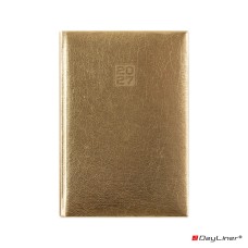 Határidőnapló Mirror A5 heti, fehér lapokkal arany Dayliner 2027. Határidőnapló Mirror A5 heti, fehér lapokkal arany Dayliner 2027.