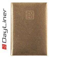Határidőnapló Mirror A5 napi, fehér lapokkal arany Dayliner 2027. Határidőnapló Mirror A5 napi, fehér lapokkal arany Dayliner 2027.