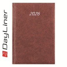 Határidőnapló Rebel B5 heti, krémszínű lapokkal bordó Dayliner 2027.