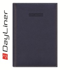 Határidőnapló Sherwood A5 napi, krémszínű lapokkal kék Dayliner 2026.