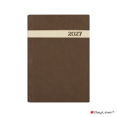Határidőnapló The Boss A5 napi, fehér lapokkal barna Dayliner 2027. Határidőnapló The Boss A5 napi, fehér lapokkal barna Dayliner 2027.