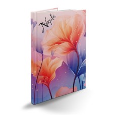 Tárgyalási napló Picture B/5, fehér lapokkal floral Realsystem 2026.