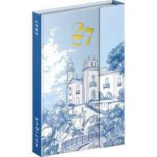 Határidőnapló mágnessel záródó, heti, fehér lapokkal Villa 110x160mm, Presco Határidőnapló mágnessel záródó, heti, fehér lapokkal Villa 110x160mm, Presco