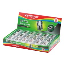Hegyező 1 lyukú fém 36 db/display Keyroad Metal Hegyező 1 lyukú fém 36 db/display Keyroad Metal