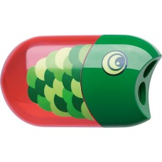 Hegyező dupla tartályos radírral Faber-Castell hal mintás Hegyező dupla tartályos radírral Faber-Castell hal mintás