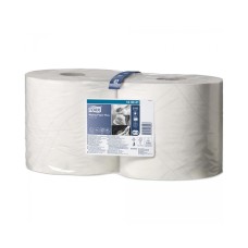 Ipari törlő 2 rétegű tekercses átmérő: 26,2 cm 2 tekercs/csomag Premium W1/W2 Tork_130041 fehér